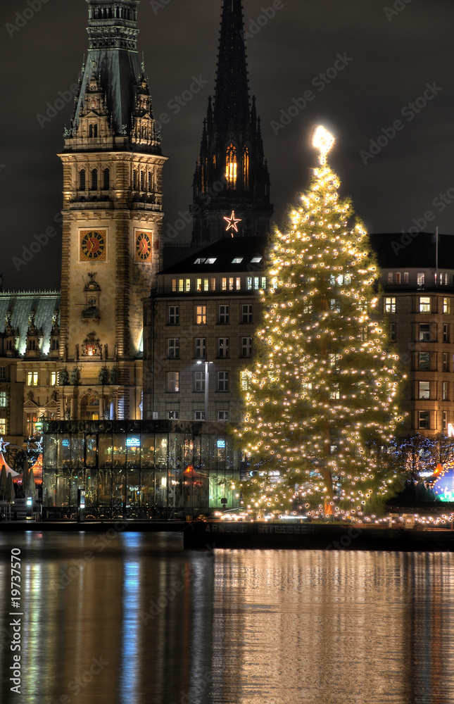 Hansestadt Hamburg im Weihnachtsglanz