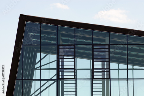 Glass building