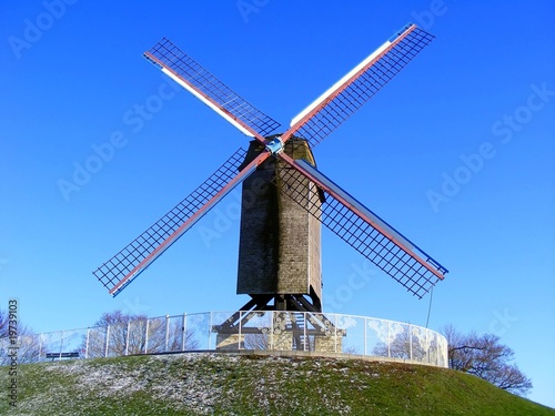 St John`s Windmill, Bruges Belgium