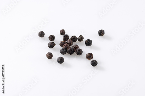 Schwarze Pfefferkoerner