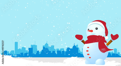 snowman vector