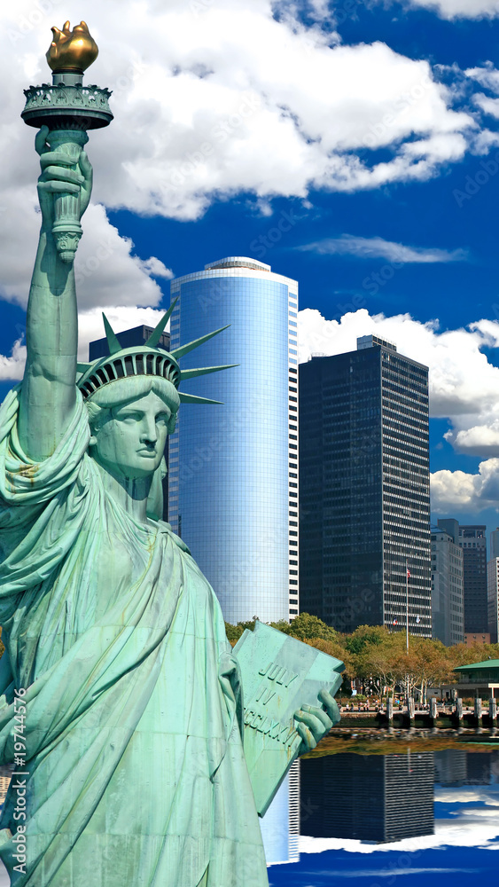 Obraz premium Lower Manhattan skylines