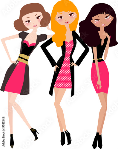 five fashion girls