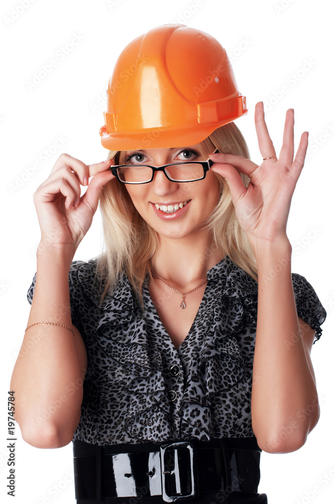 The charming girl the builder The charming girl the builder
