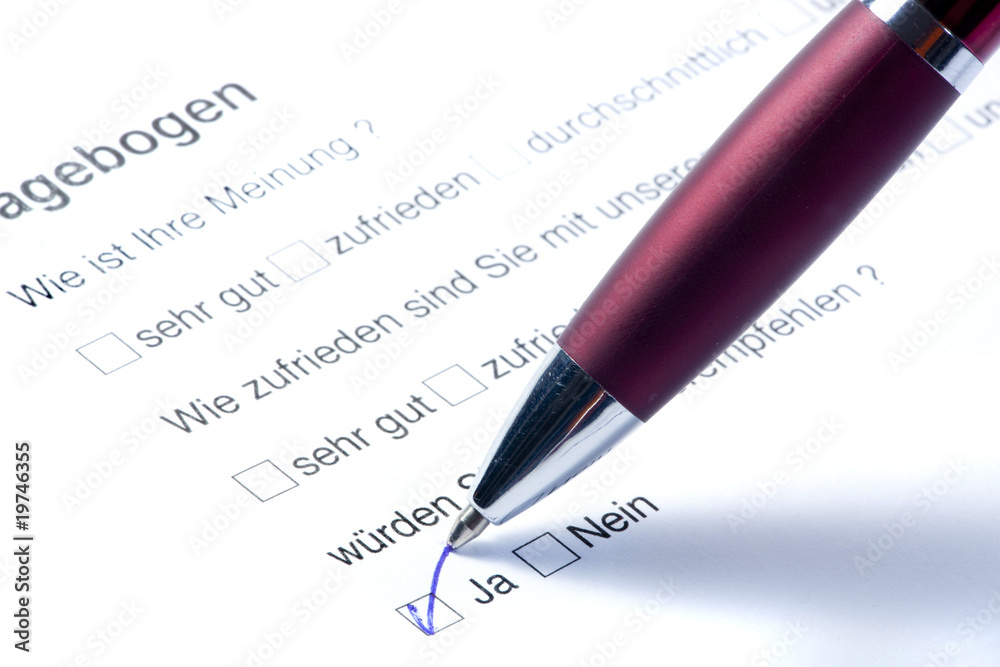 FRAGEBOGEN FRAGEBOGEN