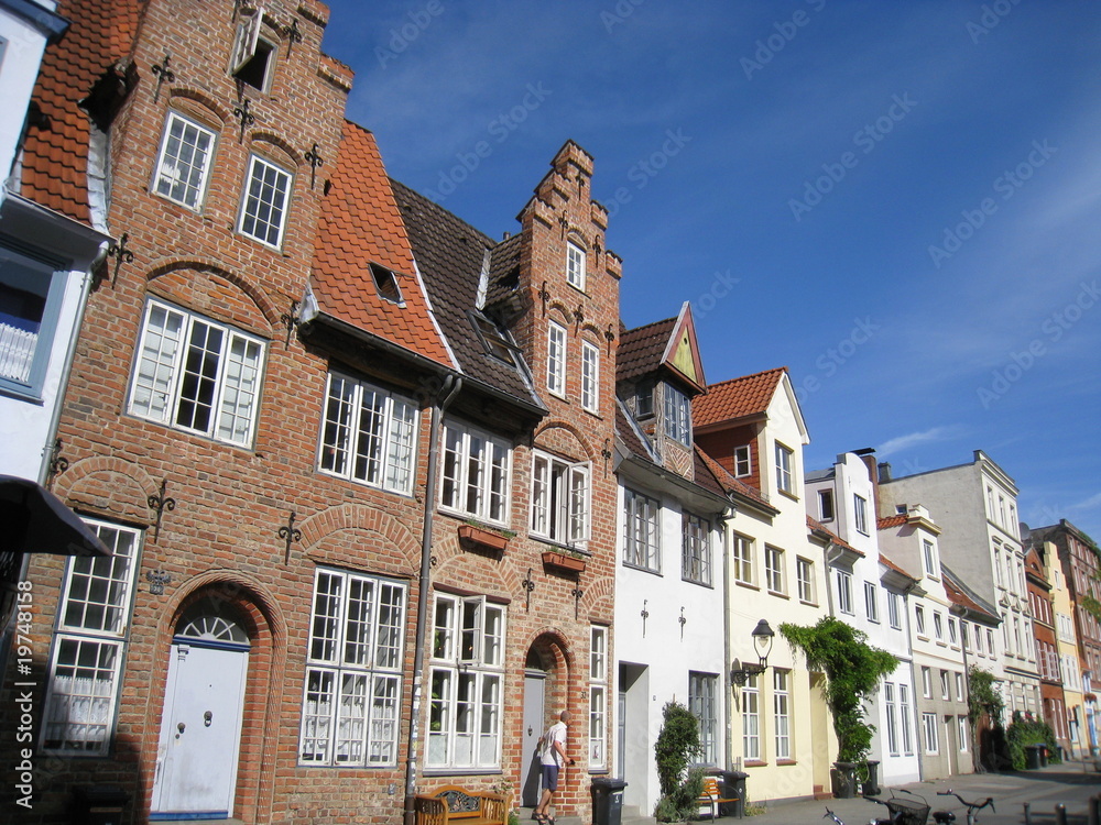 une rue de Lübeck