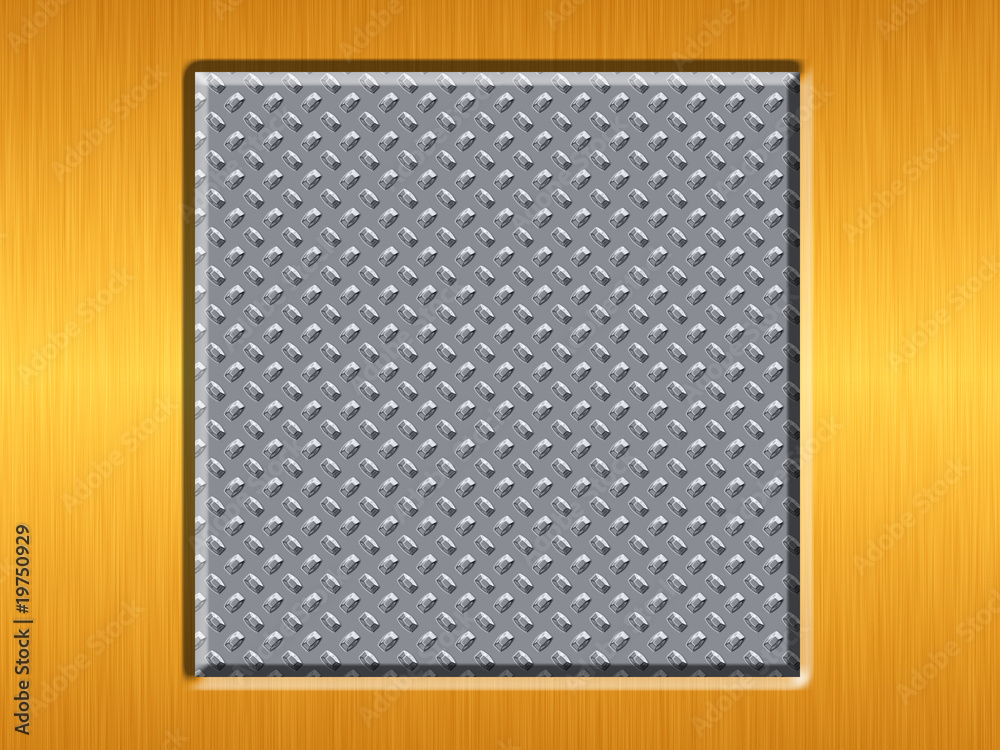 Fototapeta premium Metal plates