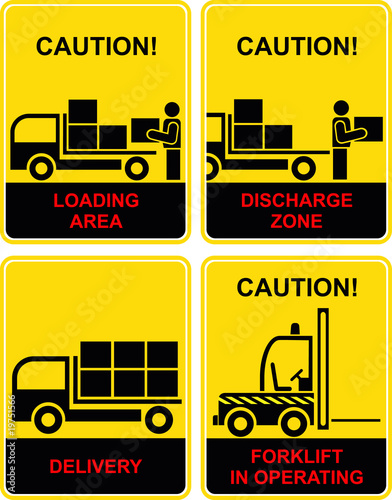 Delivery, loading area, discharge