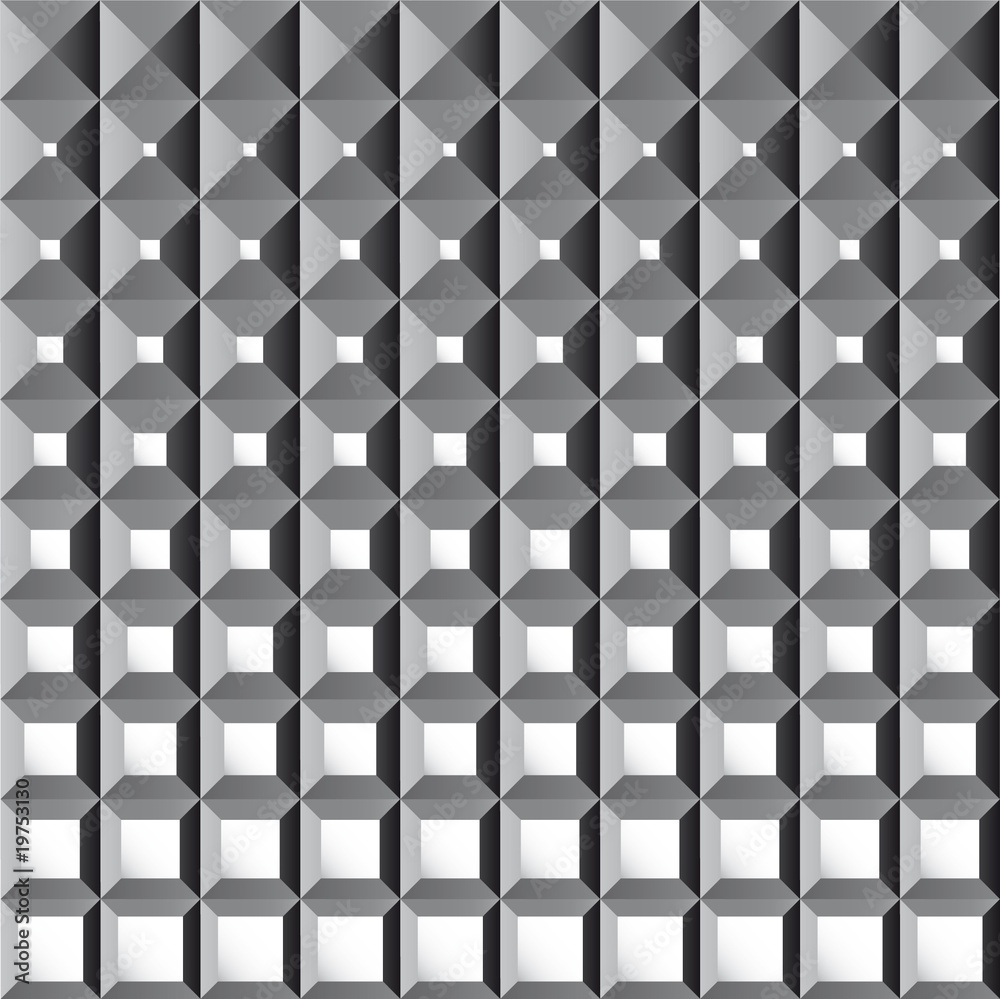 mosaic 3D abstract background - vector illustration