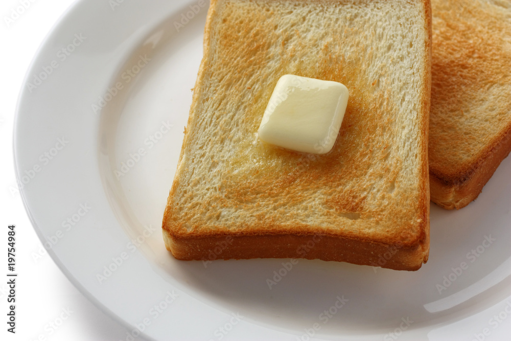 toast and butter