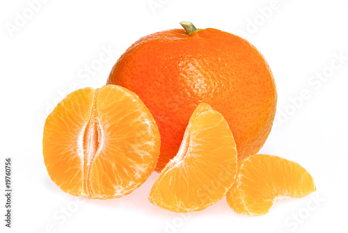 Mandarine freigestellt - tangerine isolated 14