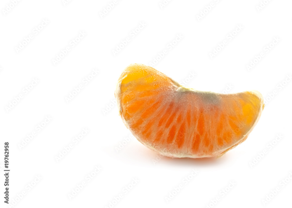 Single part of tangerine