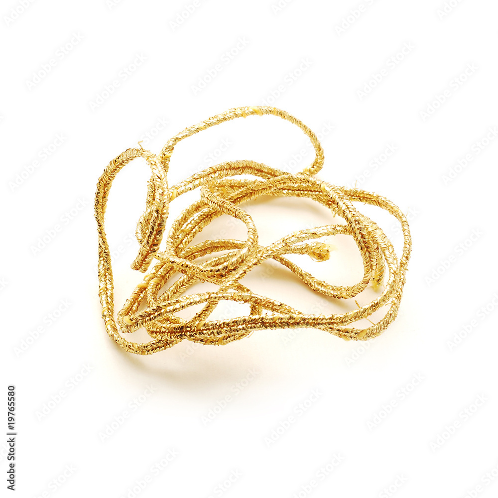 decorative golden string