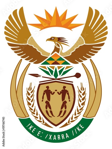 national emblem of South Africa