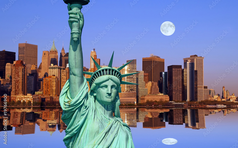 Fototapeta premium Manhattan skylines