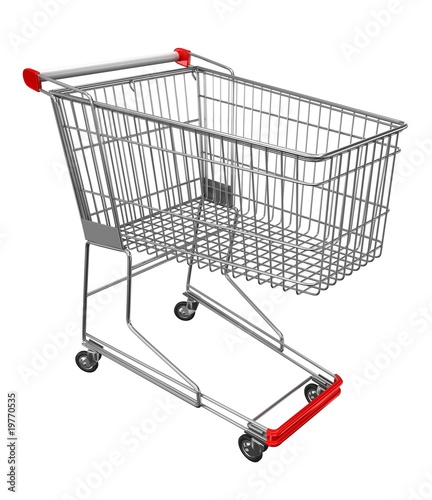 Shopping Cart isolated on white