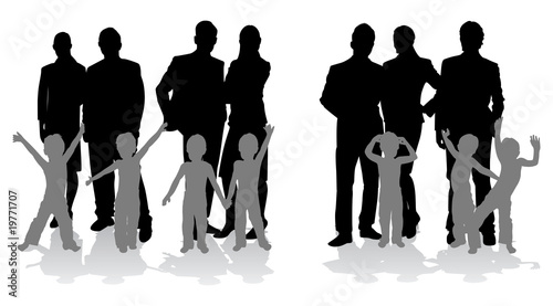 families with their children