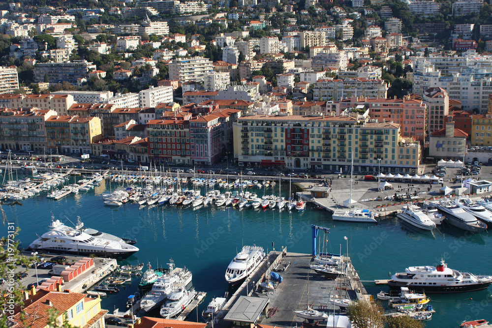 Nice harbour, France