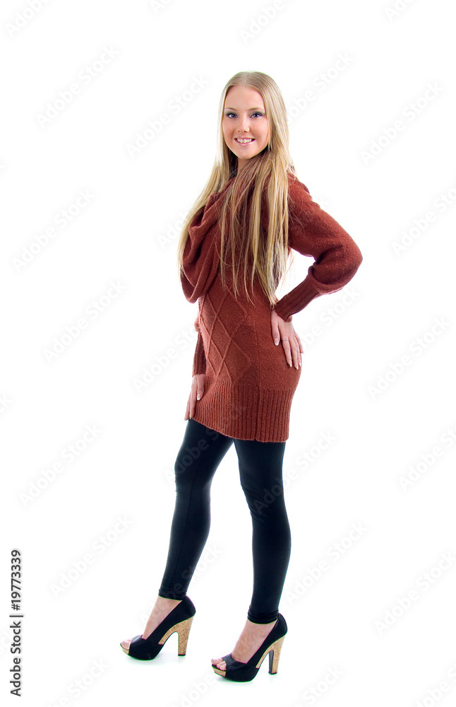 Young graceful teenage girl Young graceful teenage girl