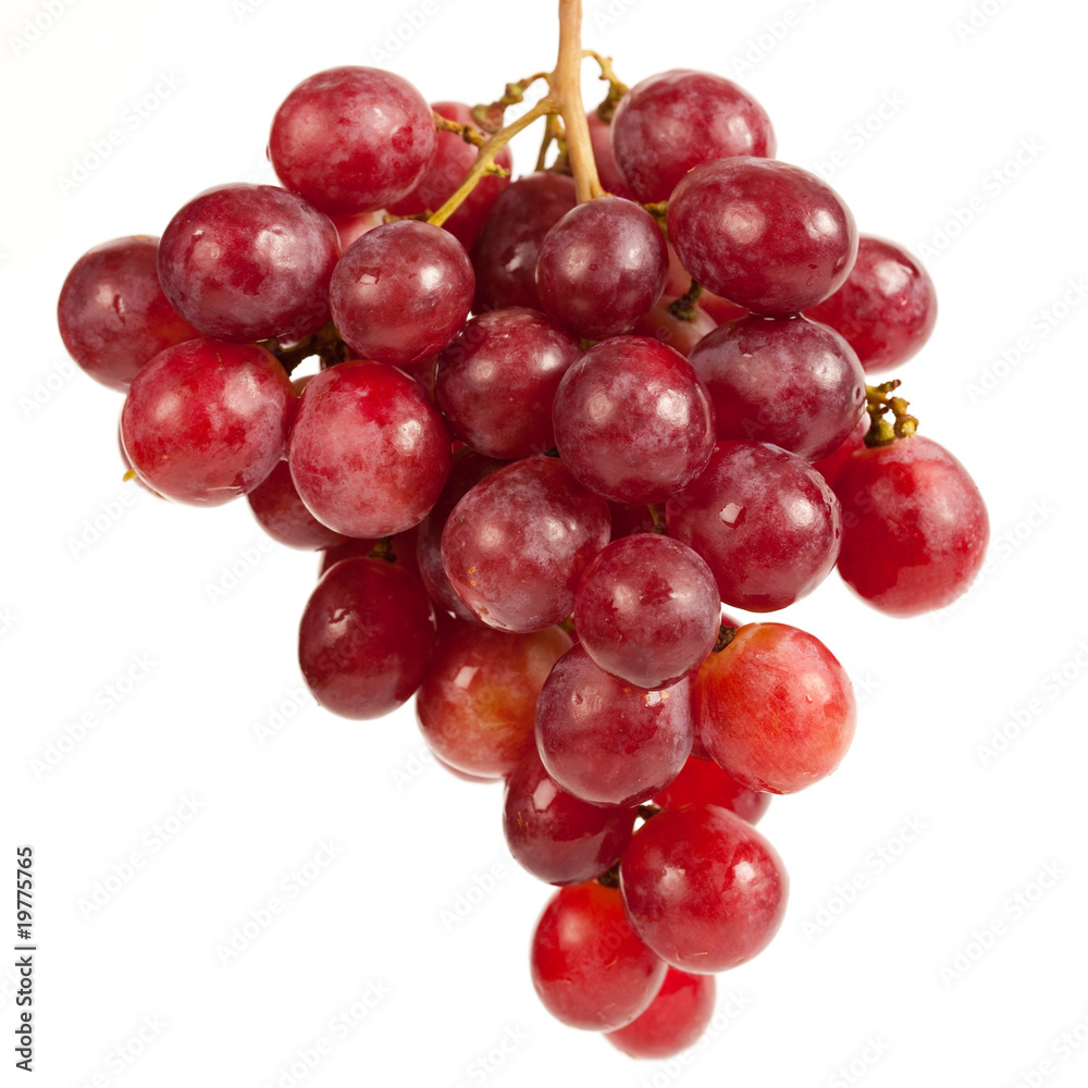 Cluster of delicious grapes