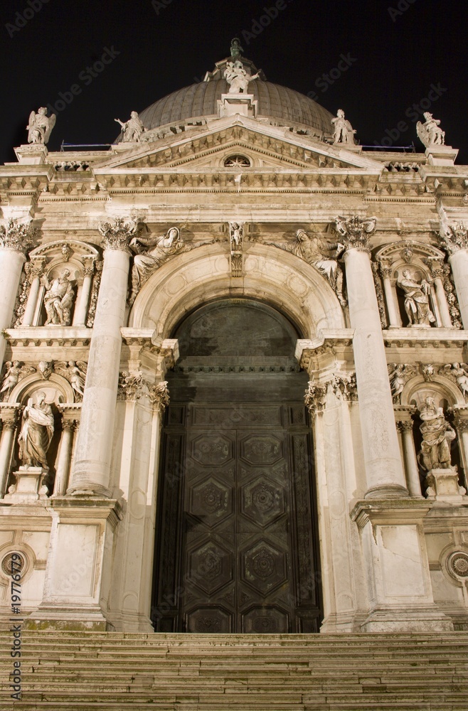 Venice - Santa Maria della Salute church - night