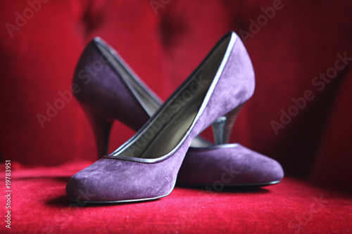 Purple High Heels
