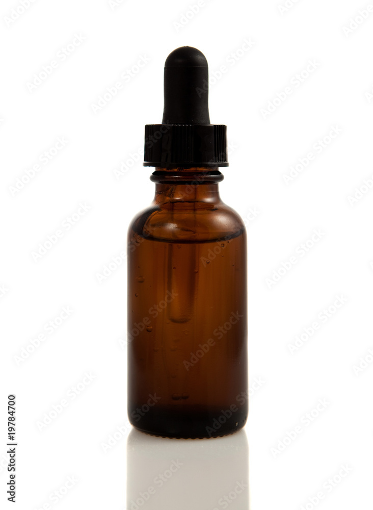Tincture Bottle Isolated On A White Background Tincture Bottle Isolated On A White Background