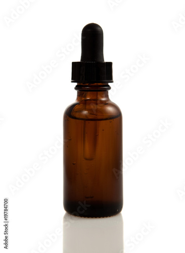 Tincture Bottle Isolated On A White Background