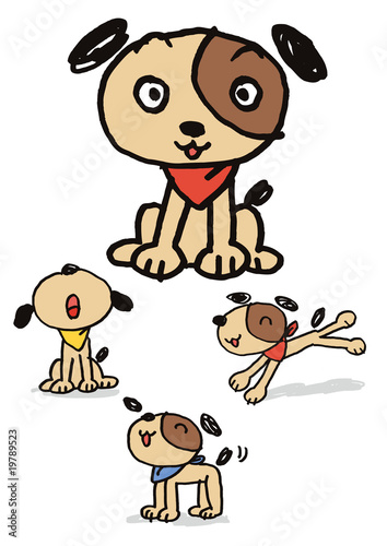 犬のキャラクターイラスト1