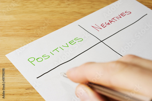Positives and Negatives