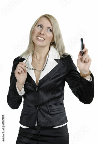 Business woman in stress