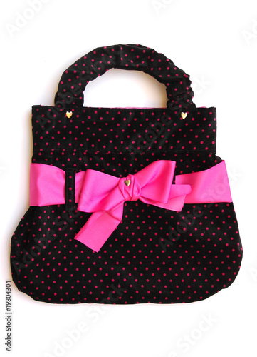 Bag with a bow