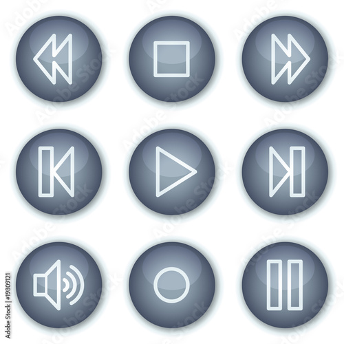 Free Download Walkman web icons, mineral circle buttons series - GFXLoad