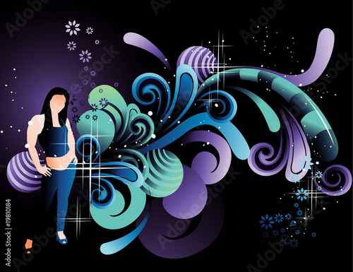 vector teen illustration