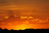 Desert sunset, Namibia, southern Africa