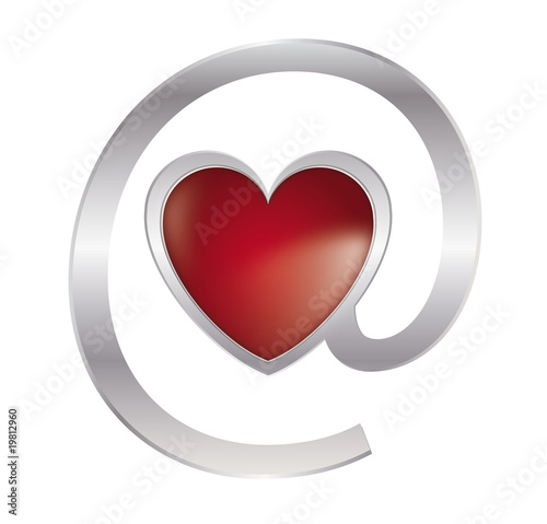 Email mit Herz