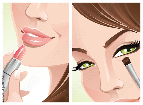 Close-up makeup