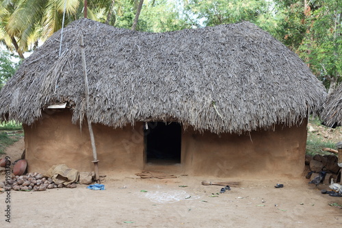 Fototapet mud hut