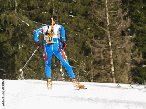 Konstfotografi COURSE DE BIATHLON