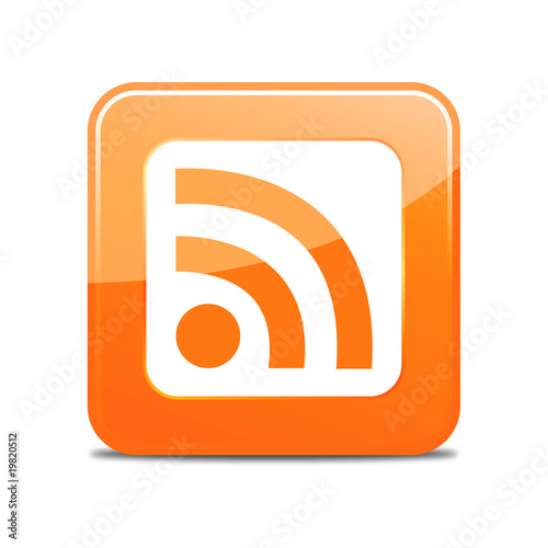 rss feed icon (vector)