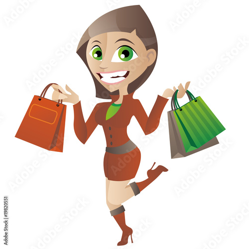 Shopping girl