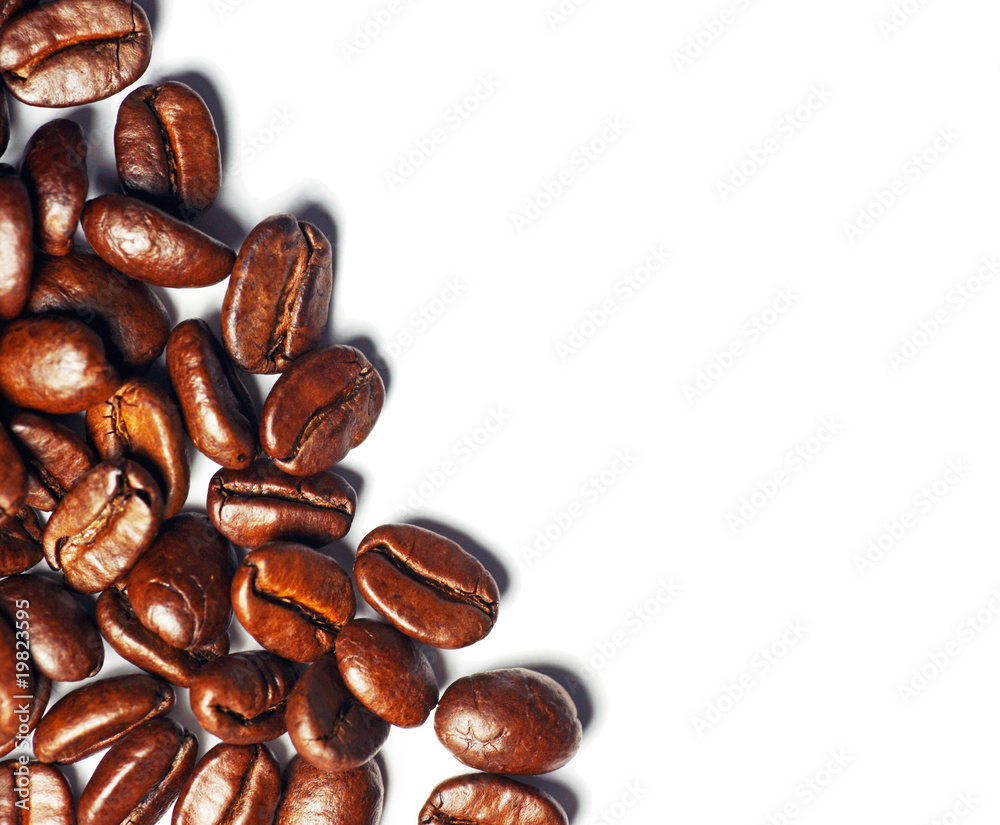 Obraz premium Coffee Beans Macro - Kaffee Bohnen Makro