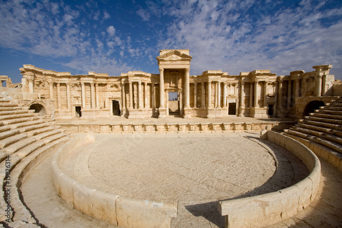 Antique roman theatre of Palmyra Syria