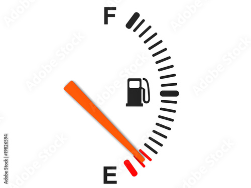 Fotografía fuel gauge