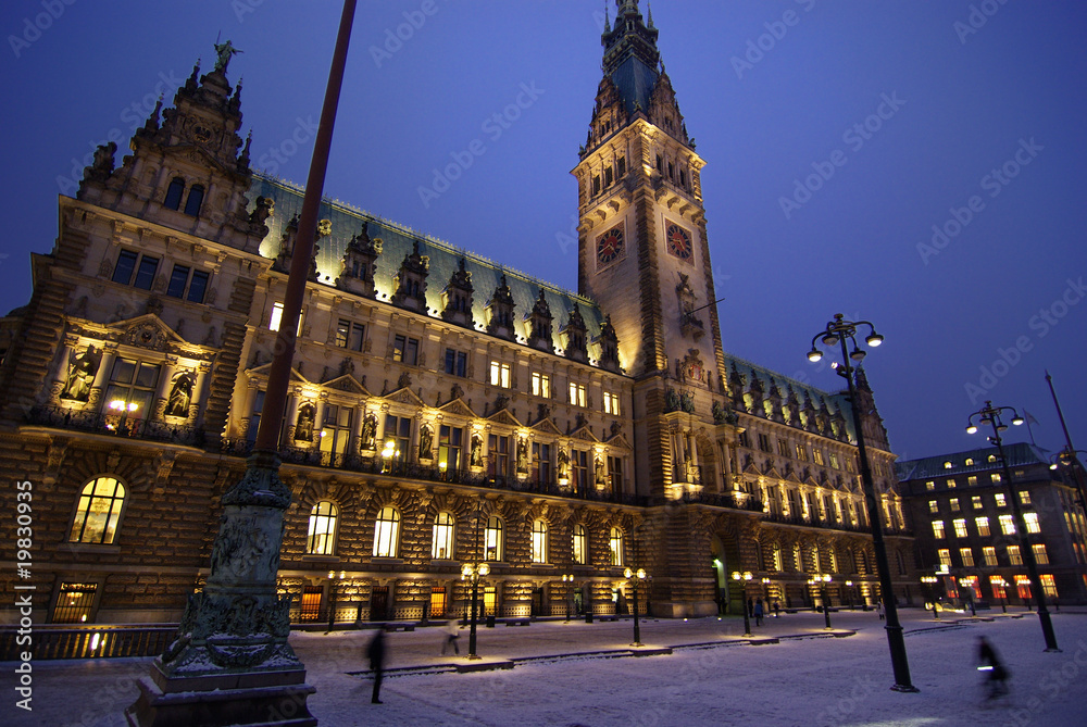 Obraz premium Hamburger Rathaus