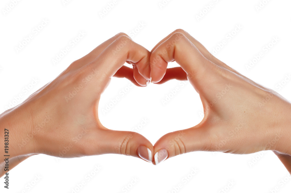 Fototapeta premium Various signs hands and palms