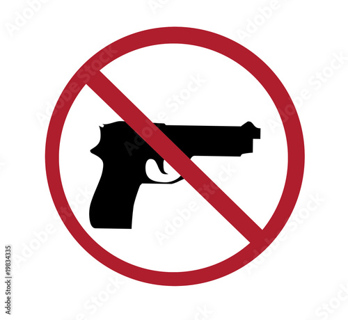 sign - no guns