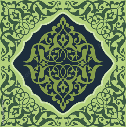 Arabesque Tile Green1