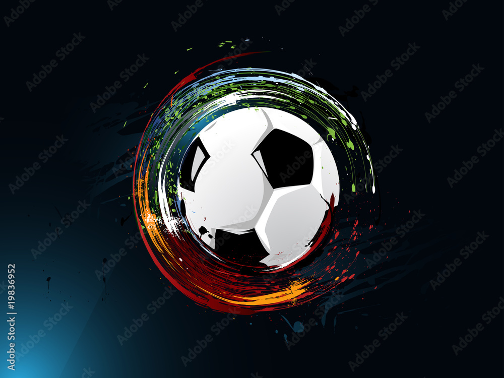 Fototapeta premium dirty abstract grunge background, football