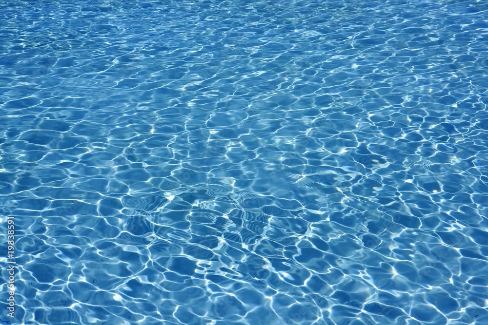 Background blue summer pool water texture